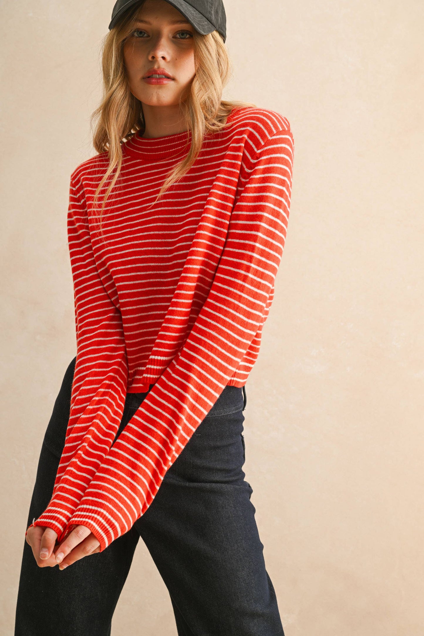 Camryn Sweater Red