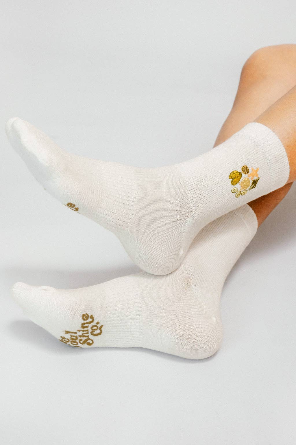 Shell Knit Ankle Sock
