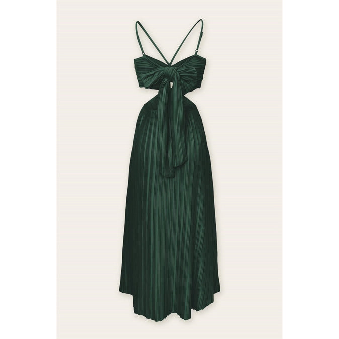 Pretty Pleats Midi Dress