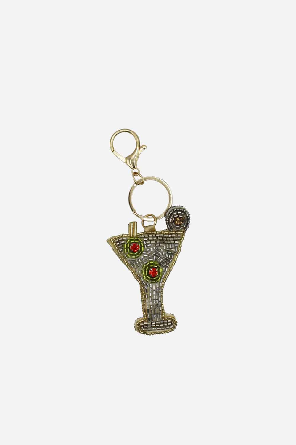 Beaded Bag Charm Martini