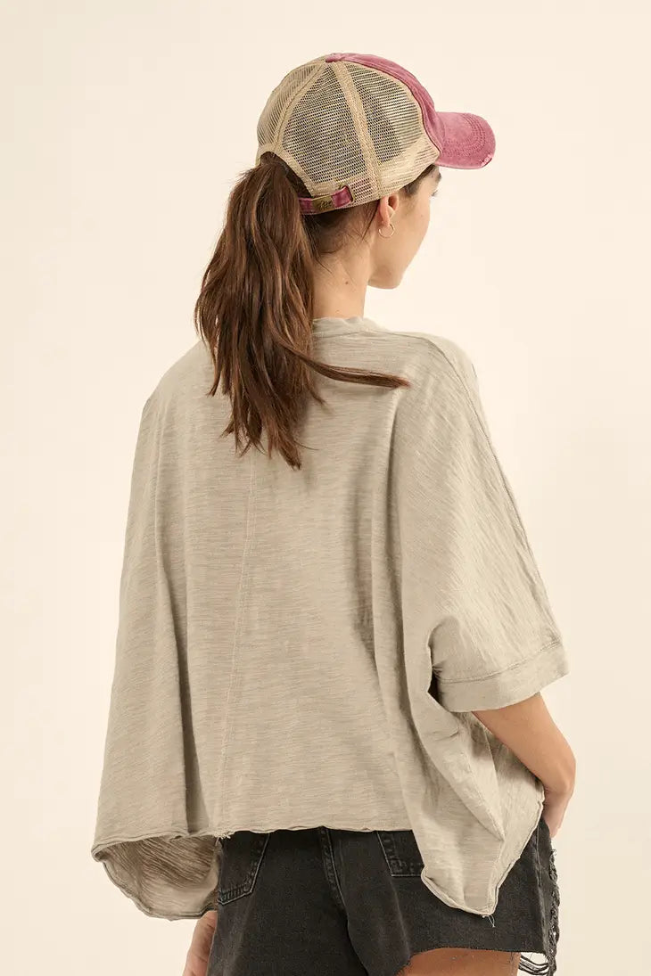 Beach Head Slub Tee Grey