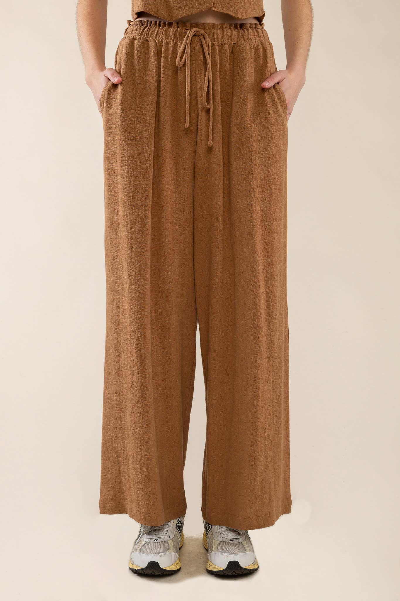 Cove Linen Pant Desert Tan