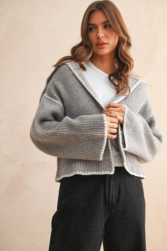 Maura Cardigan Grey