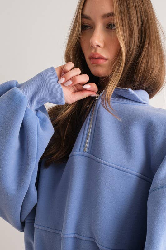Valerie Half-Zip Sweatshirt