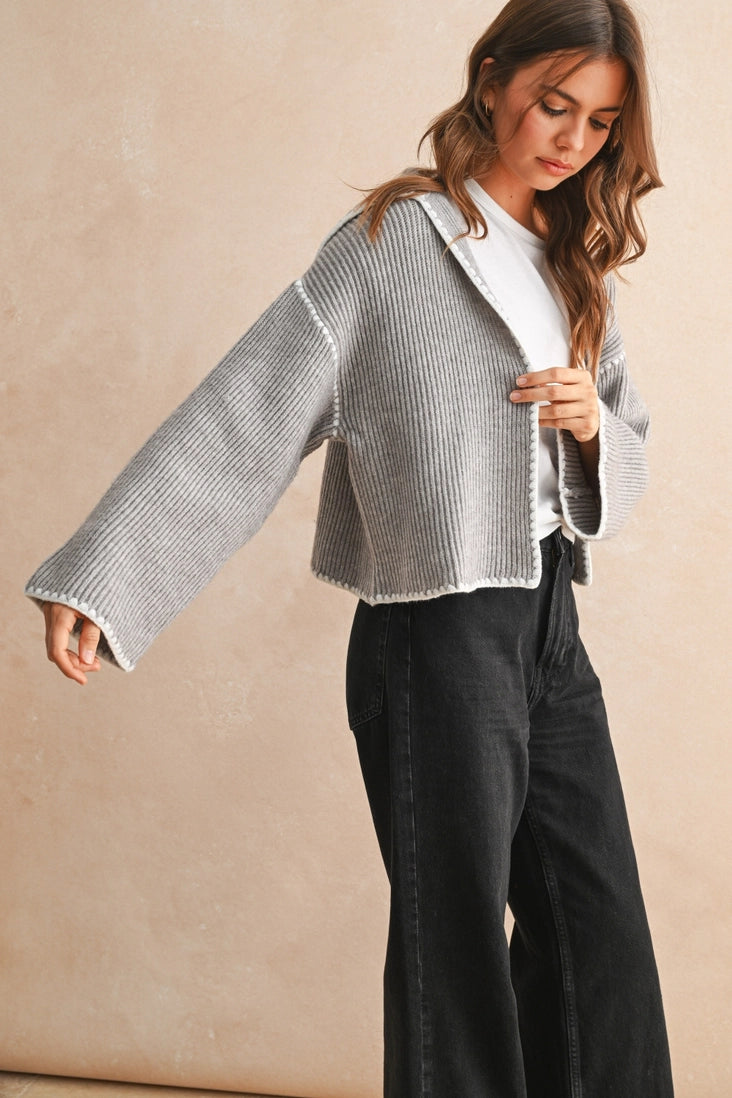 Maura Cardigan Grey