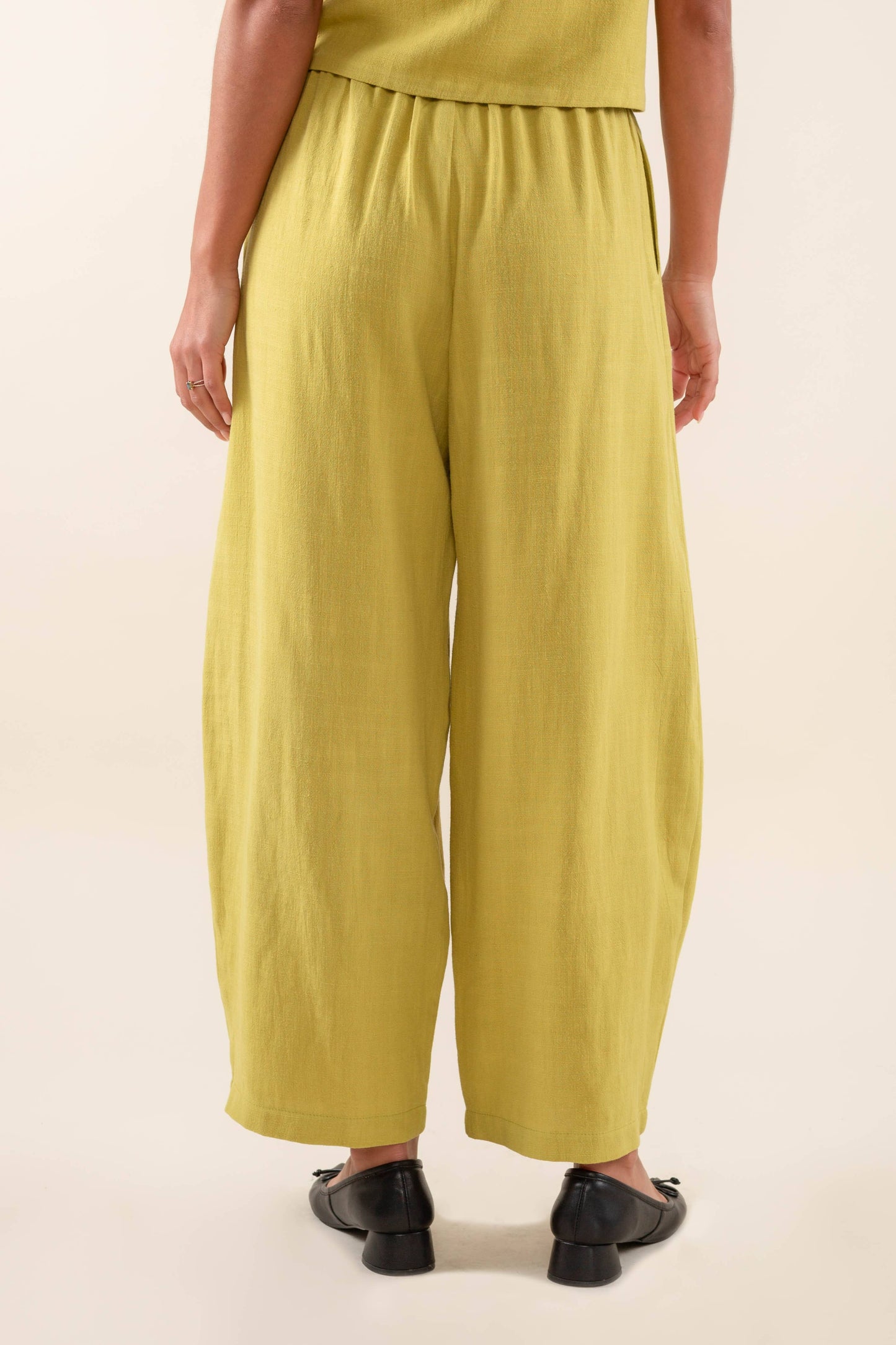 Thea Linen Barrel Pant