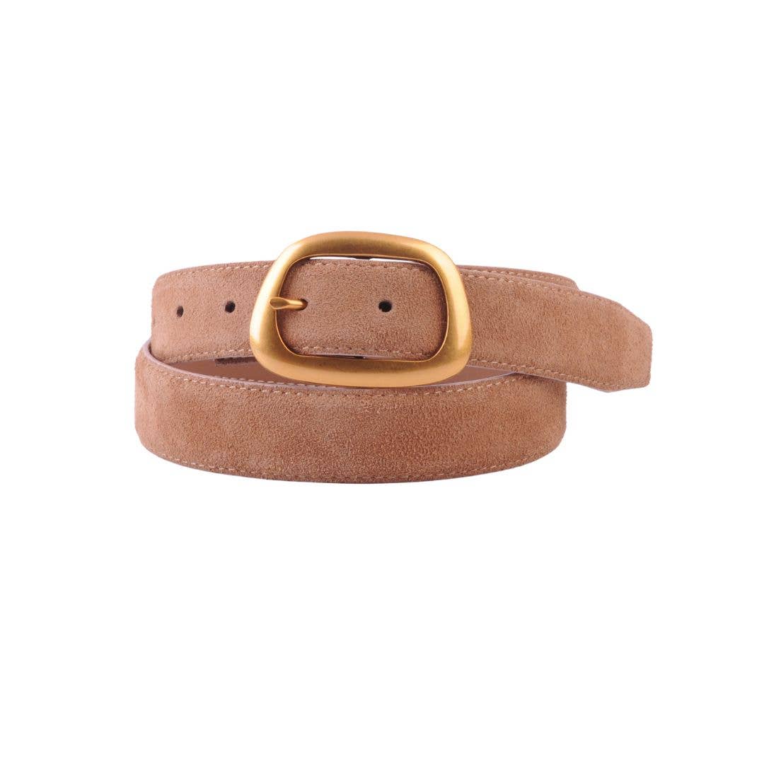 Suede Belt Camel
