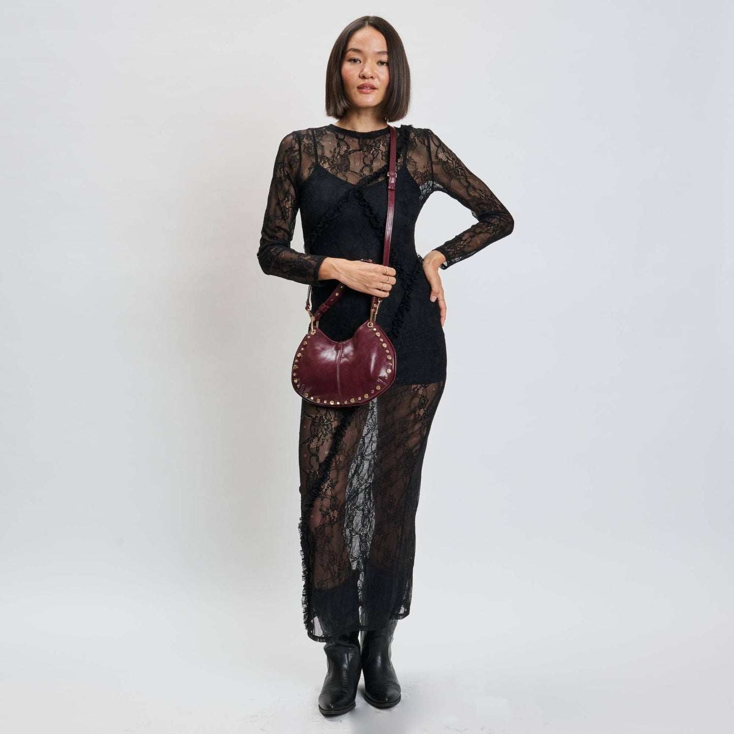 Nova Shoulder Bag Wine