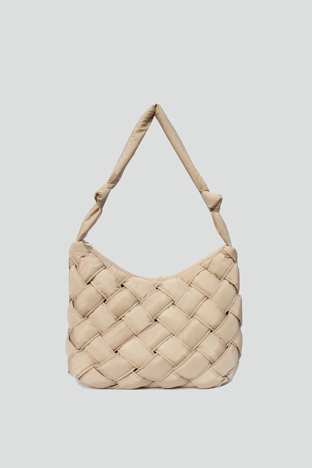 Khloe Nylon Tote Ivory