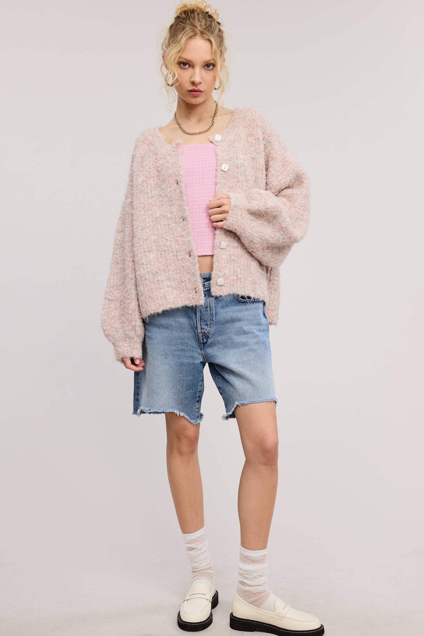 Piper Cardigan Blush