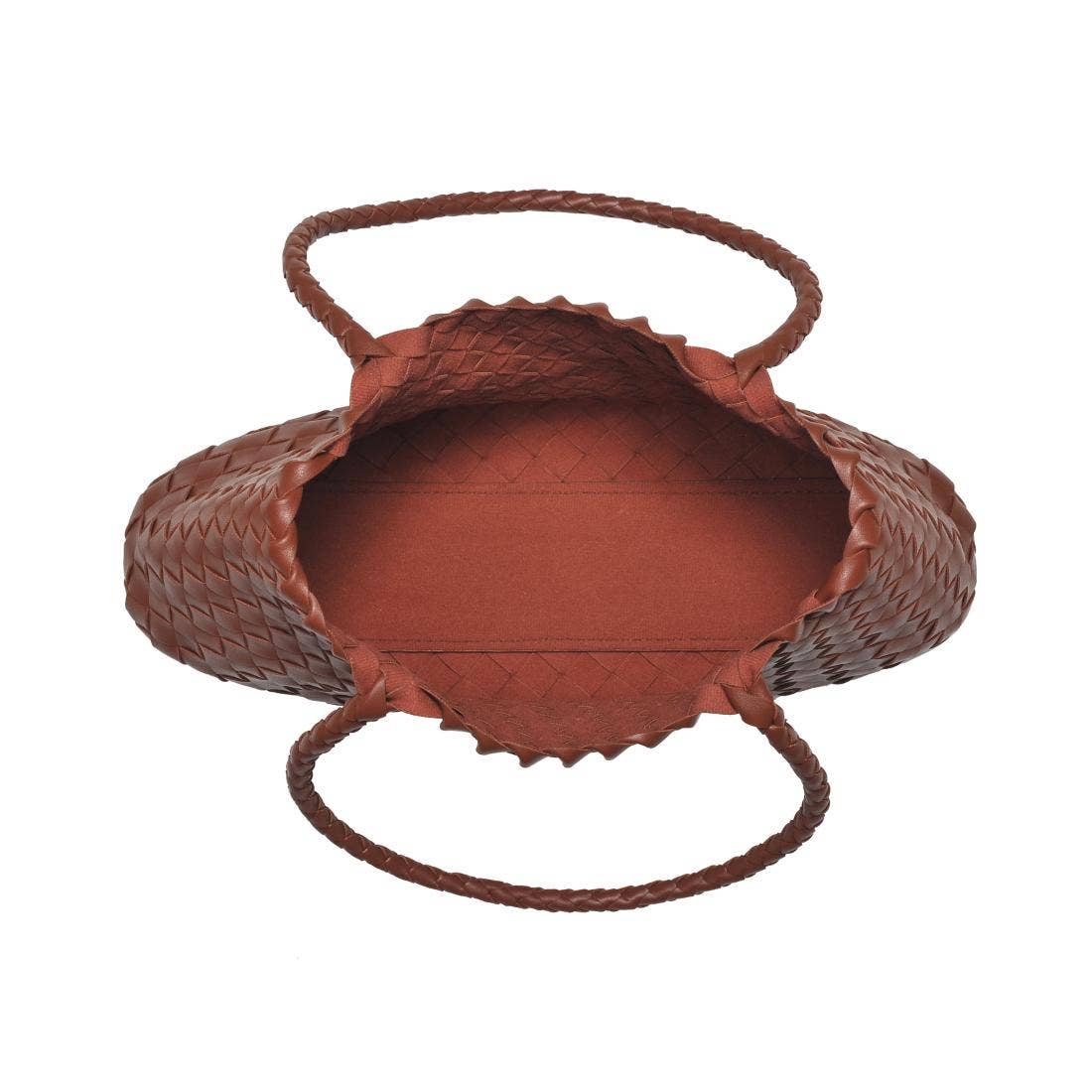 Millie Woven Shoulder Bag Chocolate