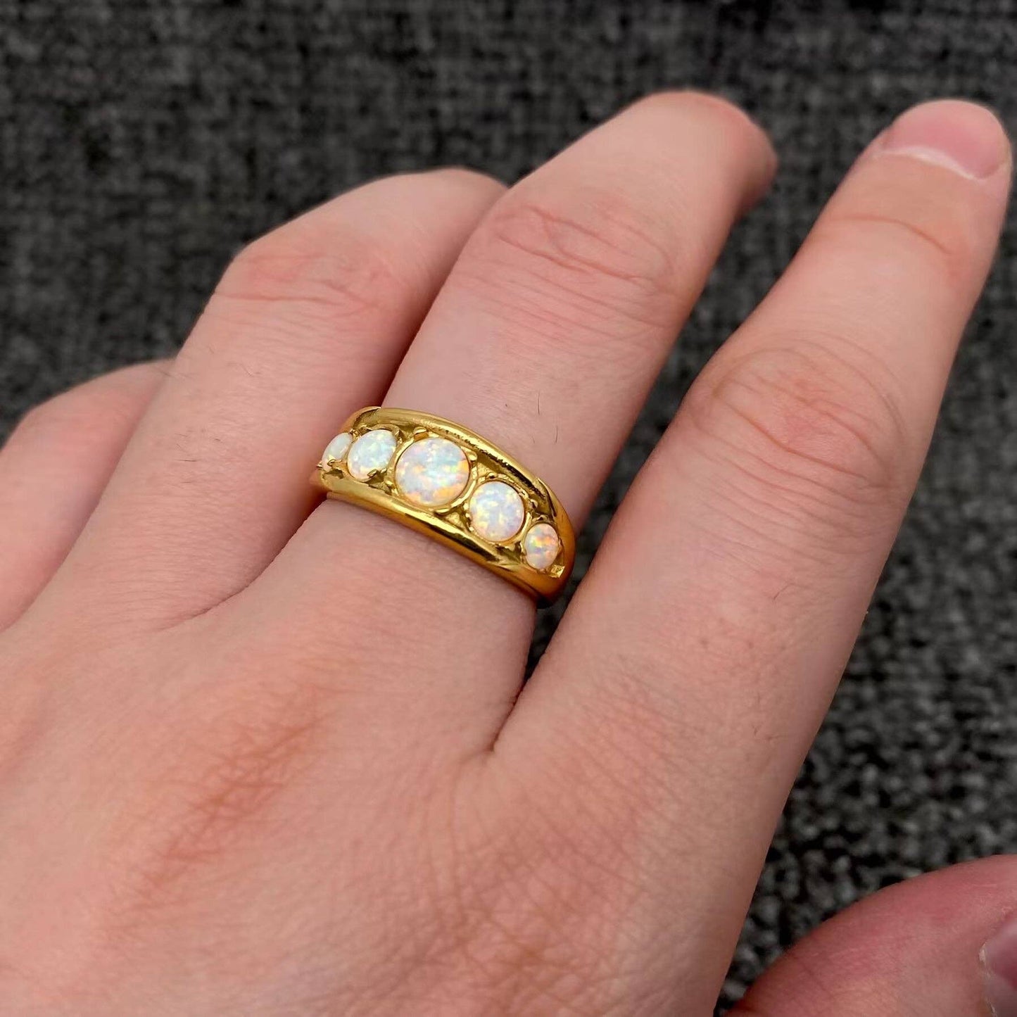 5 Opal Ring
