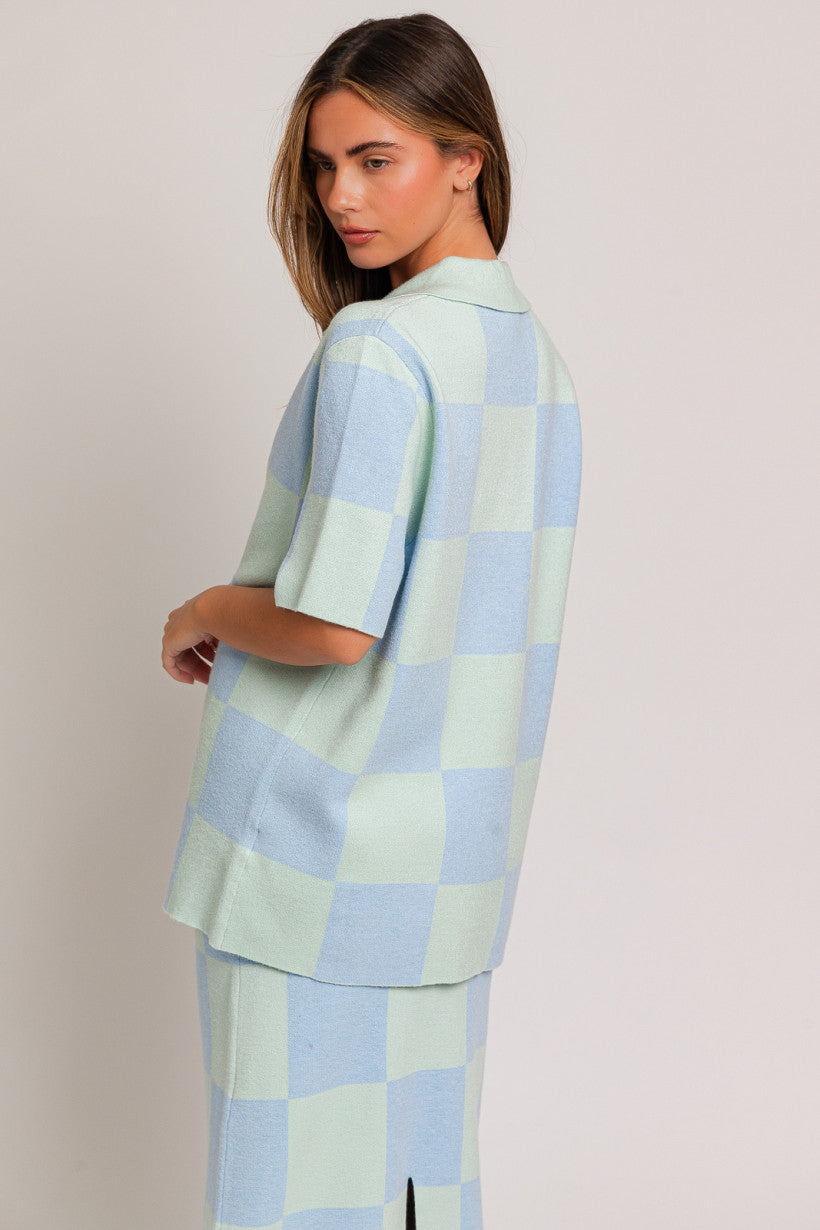 Lilah Check Top