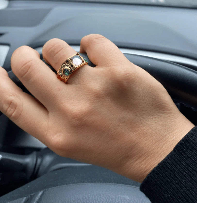 Riley Hammered Ring