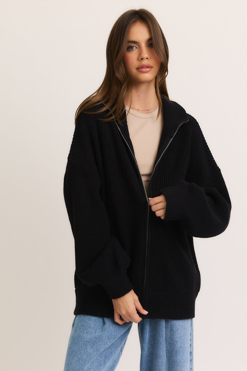 Bonfire Cardigan Black