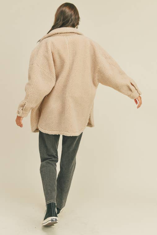 Cozy Vibes Sherpa Jacket