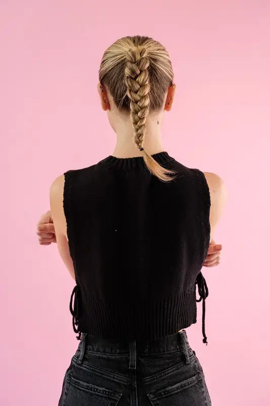 Stassi Knit Top Black