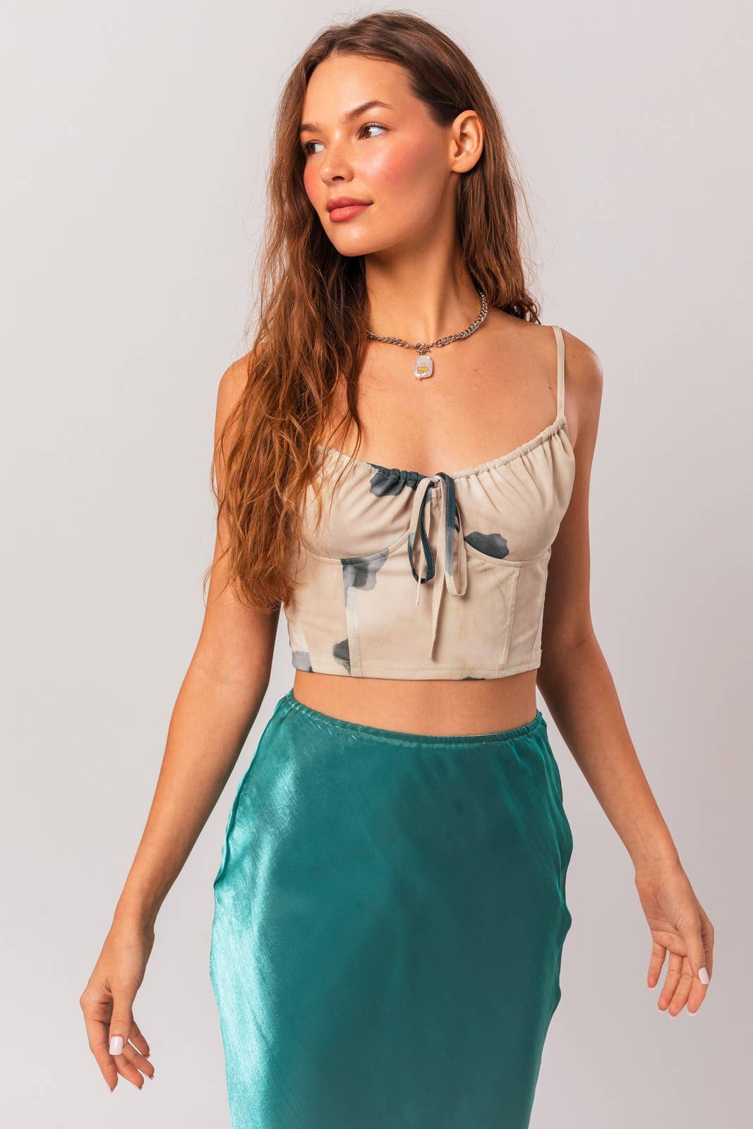 Chloe Mesh Corset Top