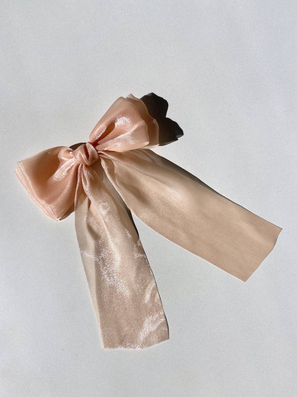 Organza Hair Bow Barrette