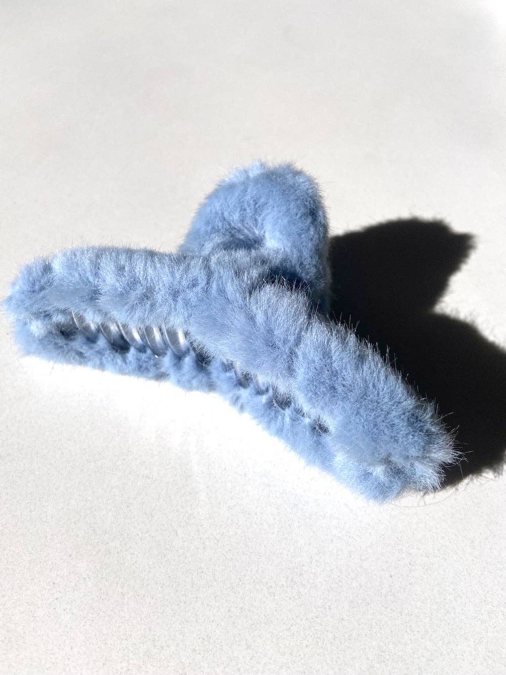 Fluffy Hair Claw Blue