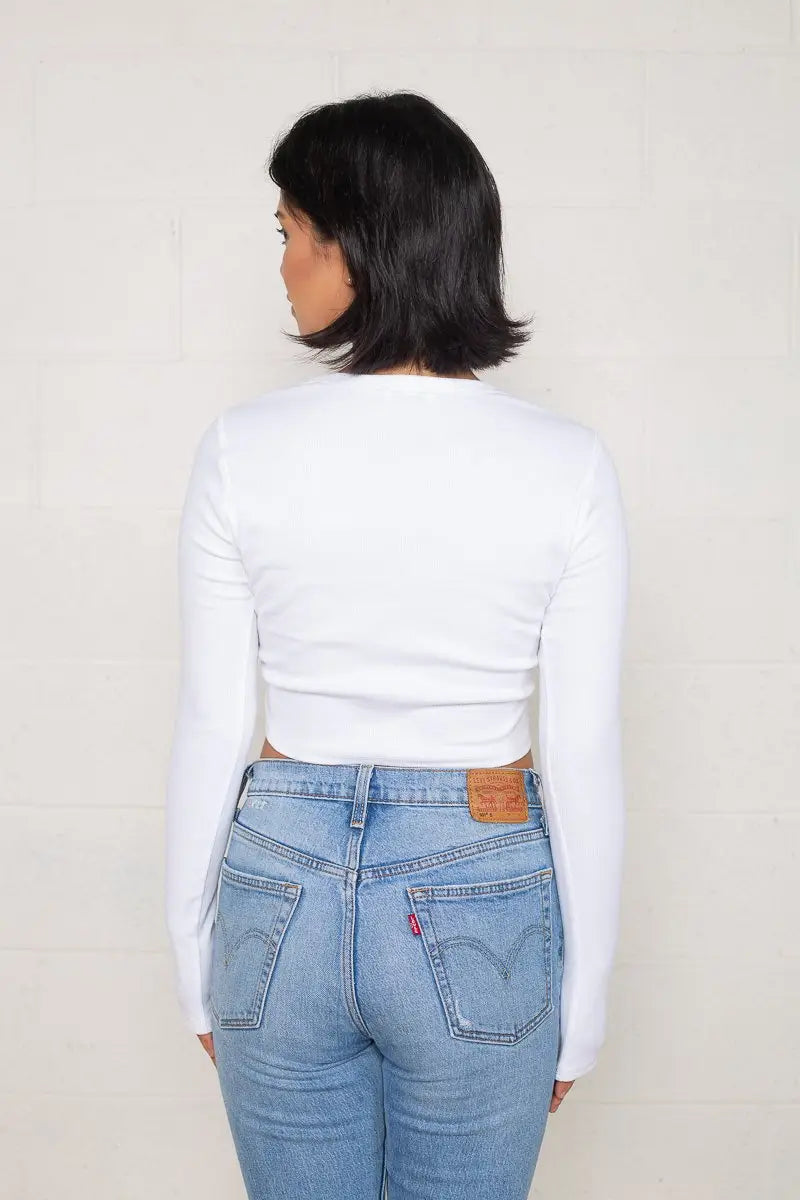 Sherry Ribbed Top