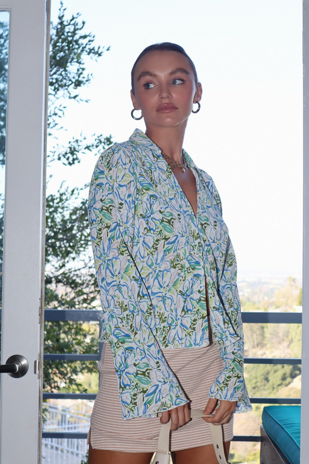 Serena Pleated Top