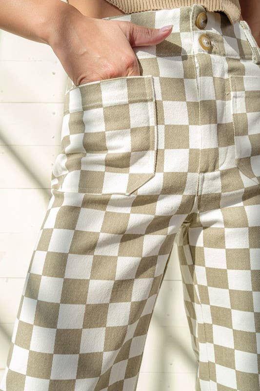 Reese Checkered Pants