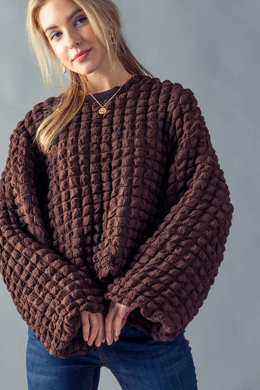 Saylor Waffle Knit Sweater
