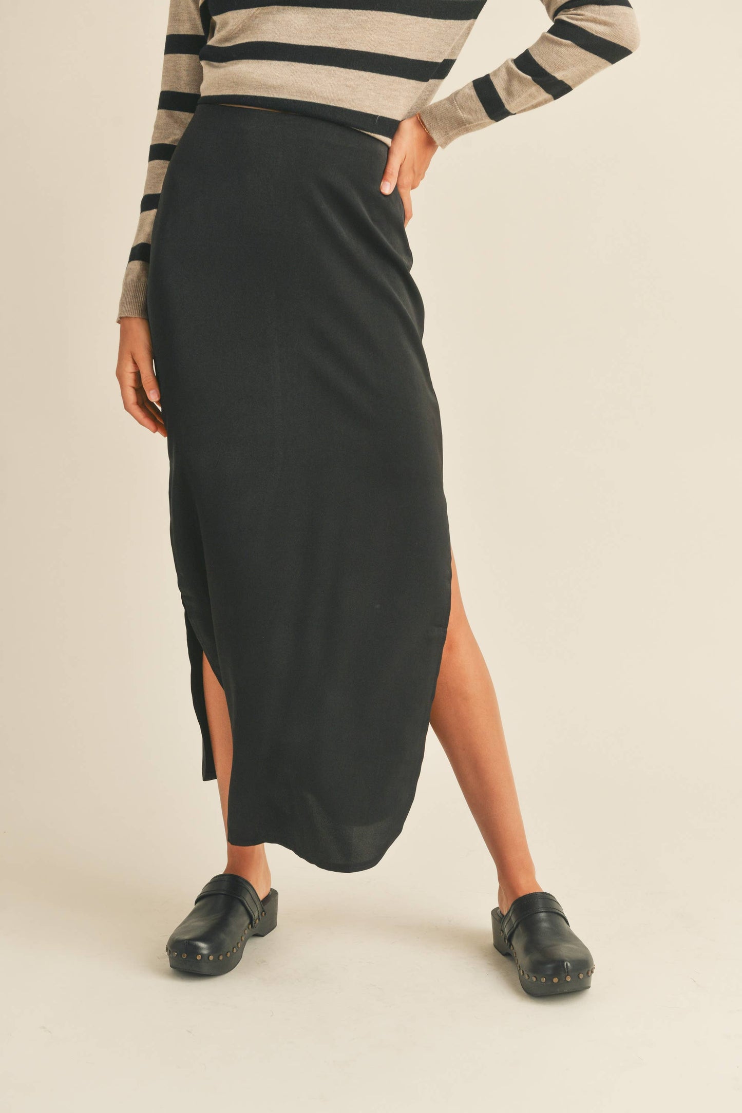 Lorelai Satin Skirt