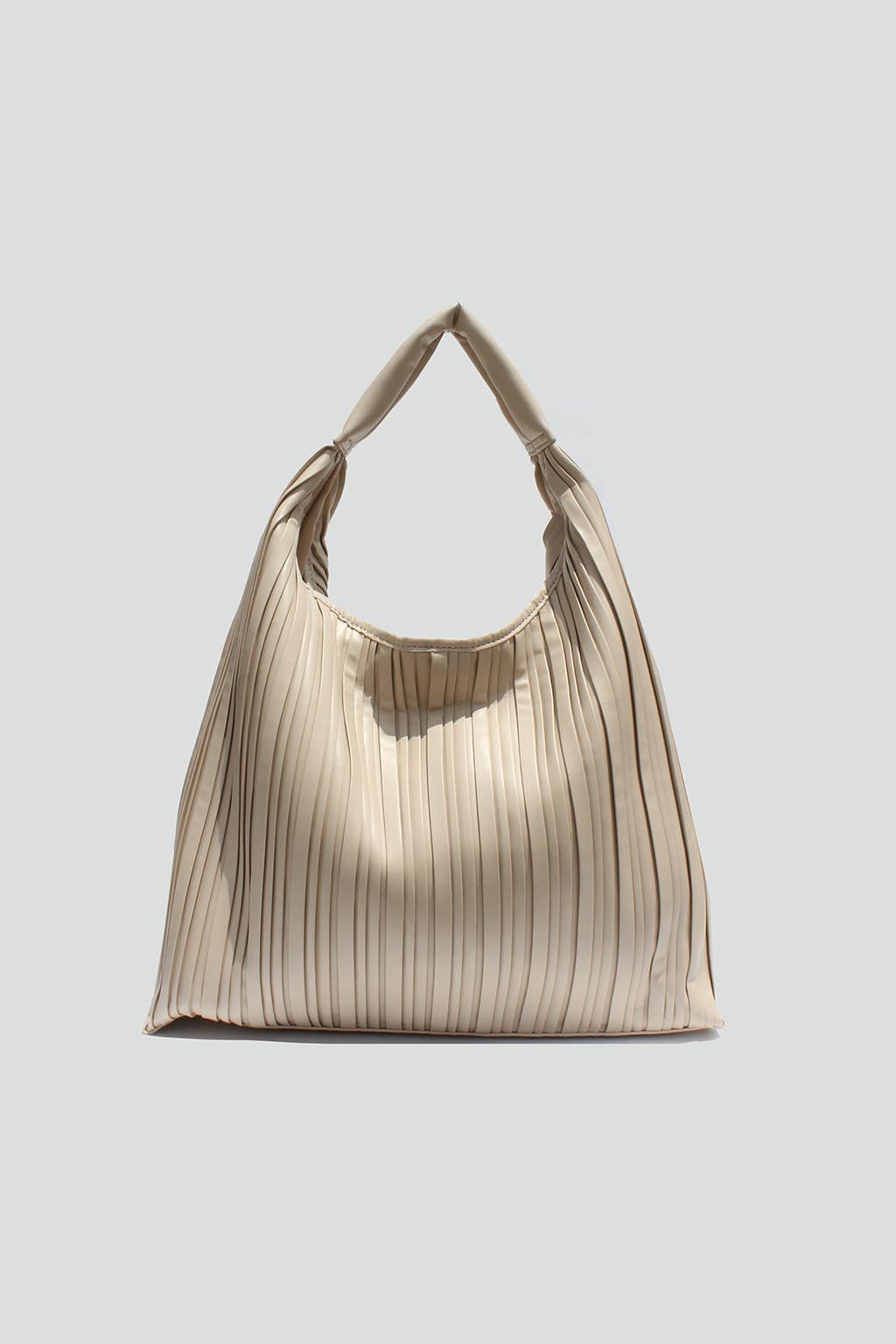 Winnie Pleated Tote Oatmeal