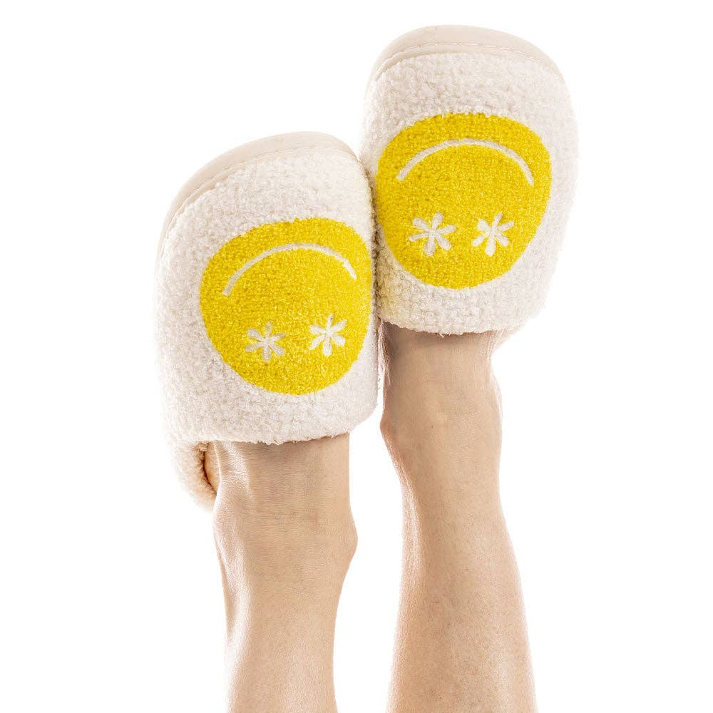 Daisy Happy Face Slippers