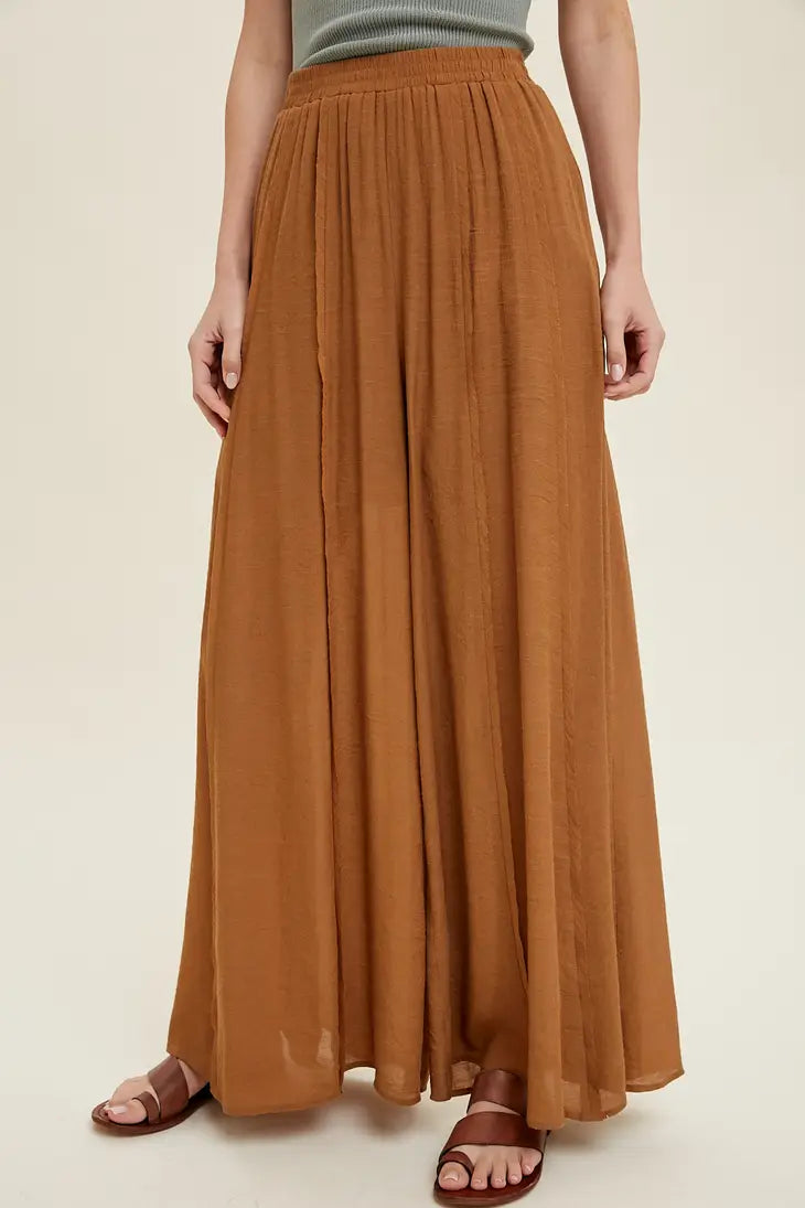 Sandbar Wide Leg Pants Brown