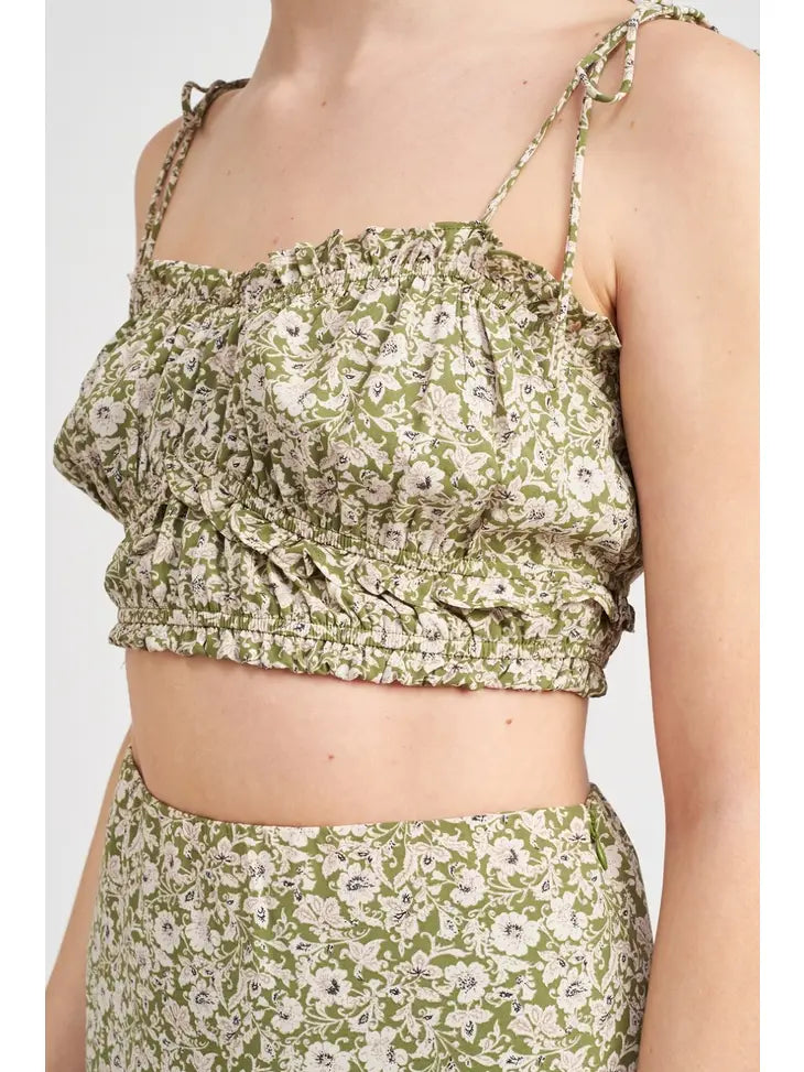 Goddess Garden Crop Top