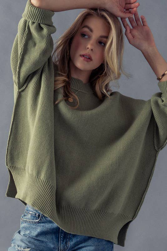 Tides Crewneck Sweater Green