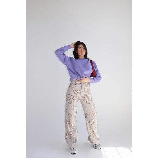 Daisy Printed Pants