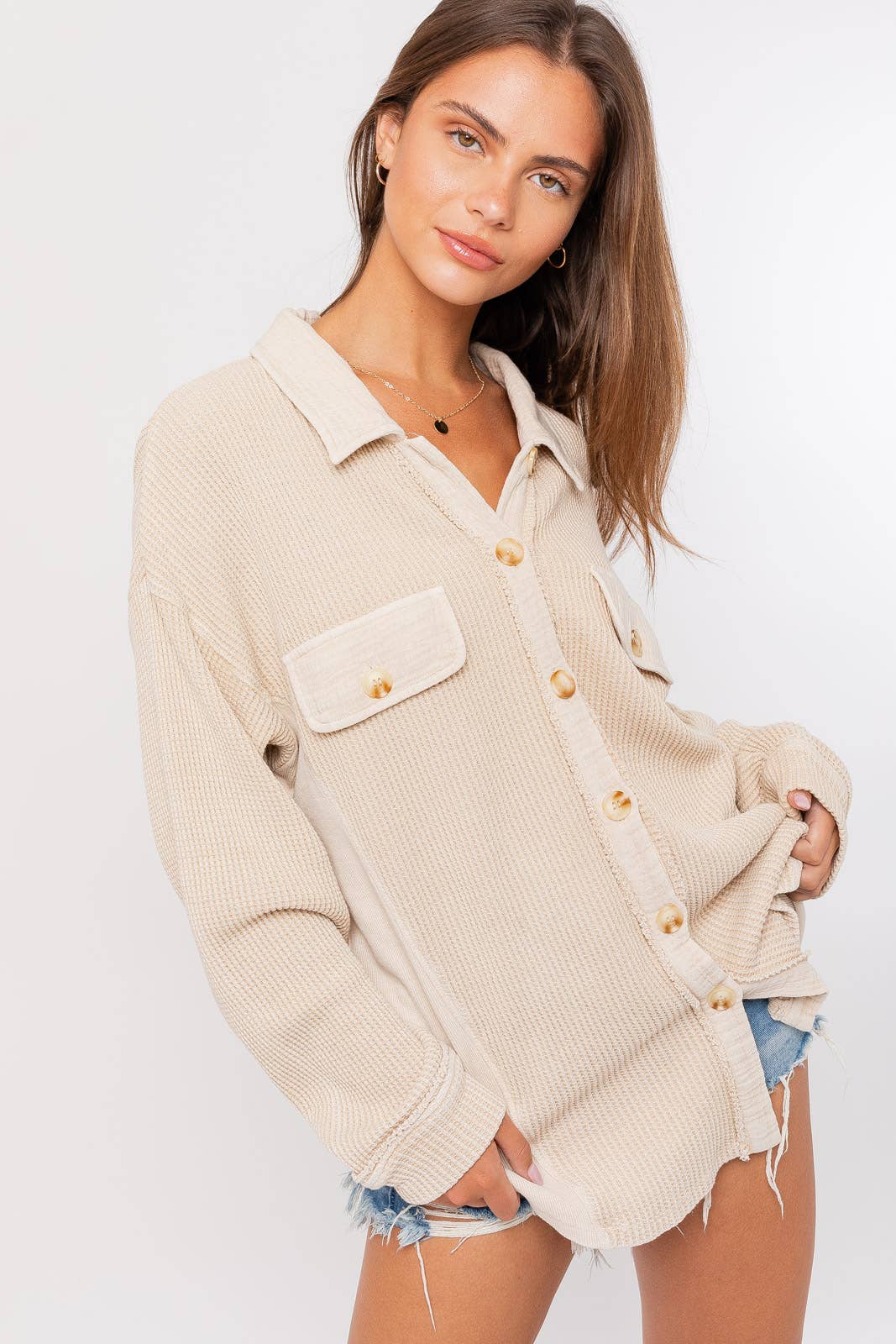 Lazy Days Thermal Shacket