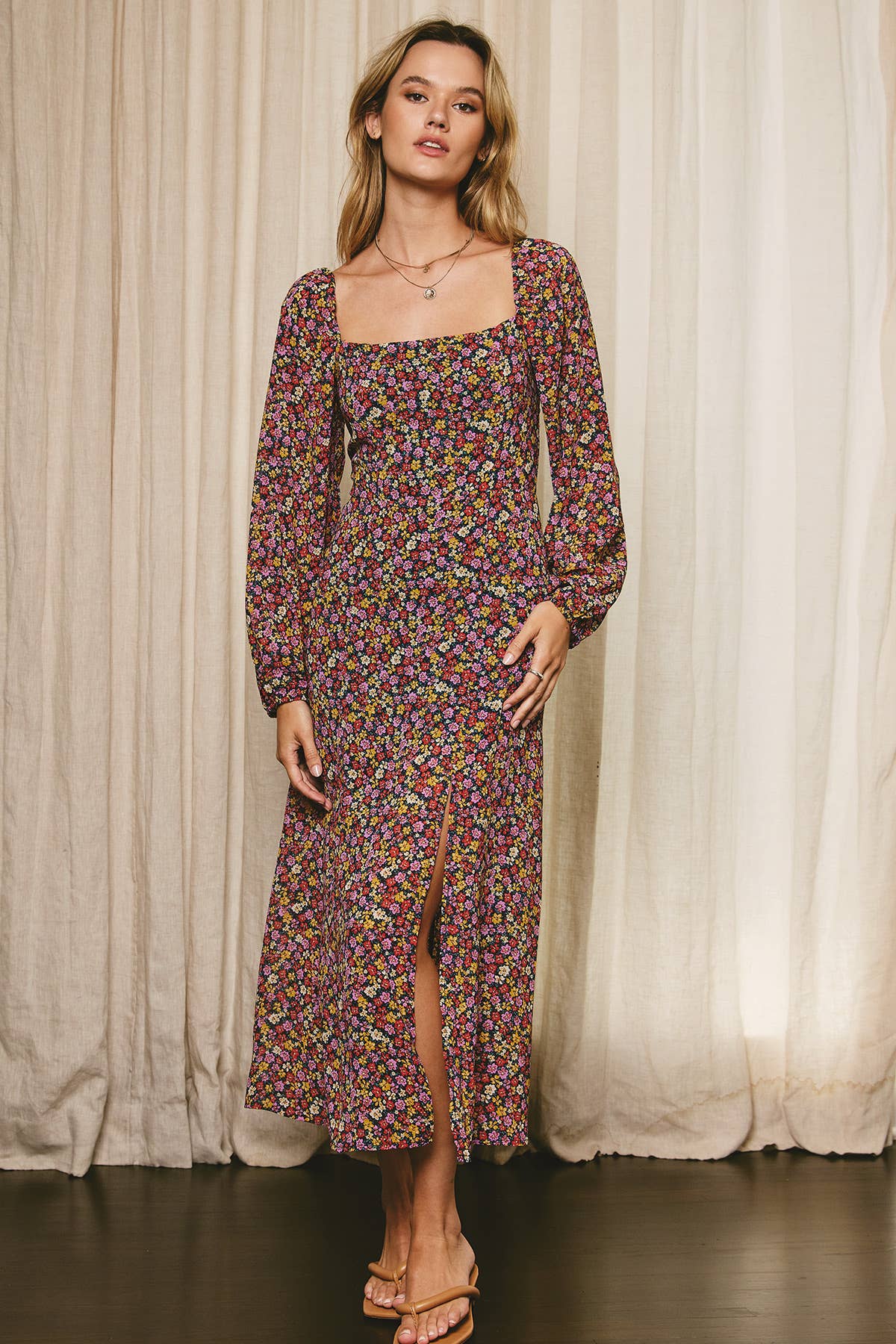 skylar midi dress Lovers and Friends Skylar Midi in Blue Bell