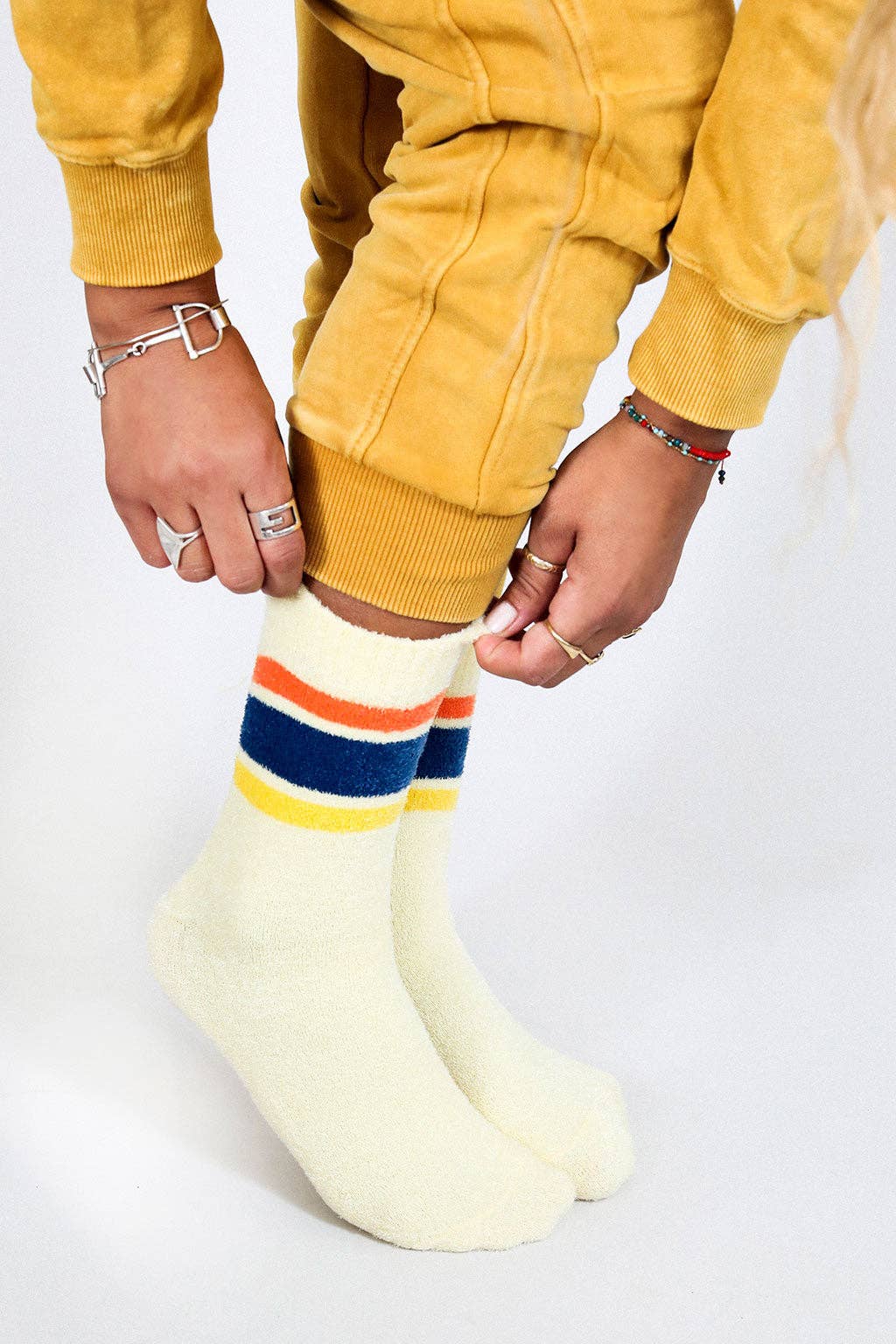 Flour Vanilla Plush Socks