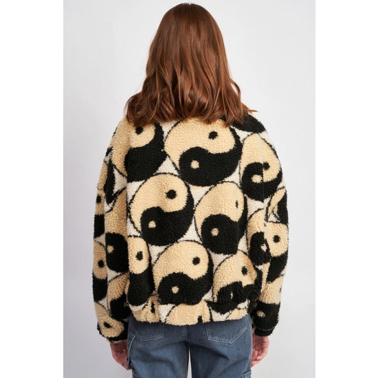 Yin Yang Sherpa Jacket
