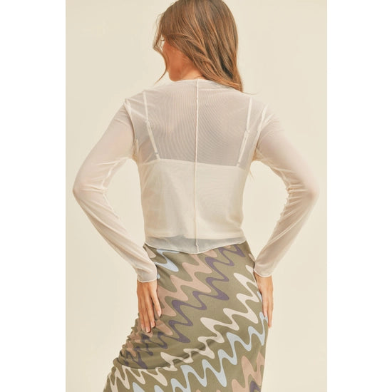 Same Story Mesh Top