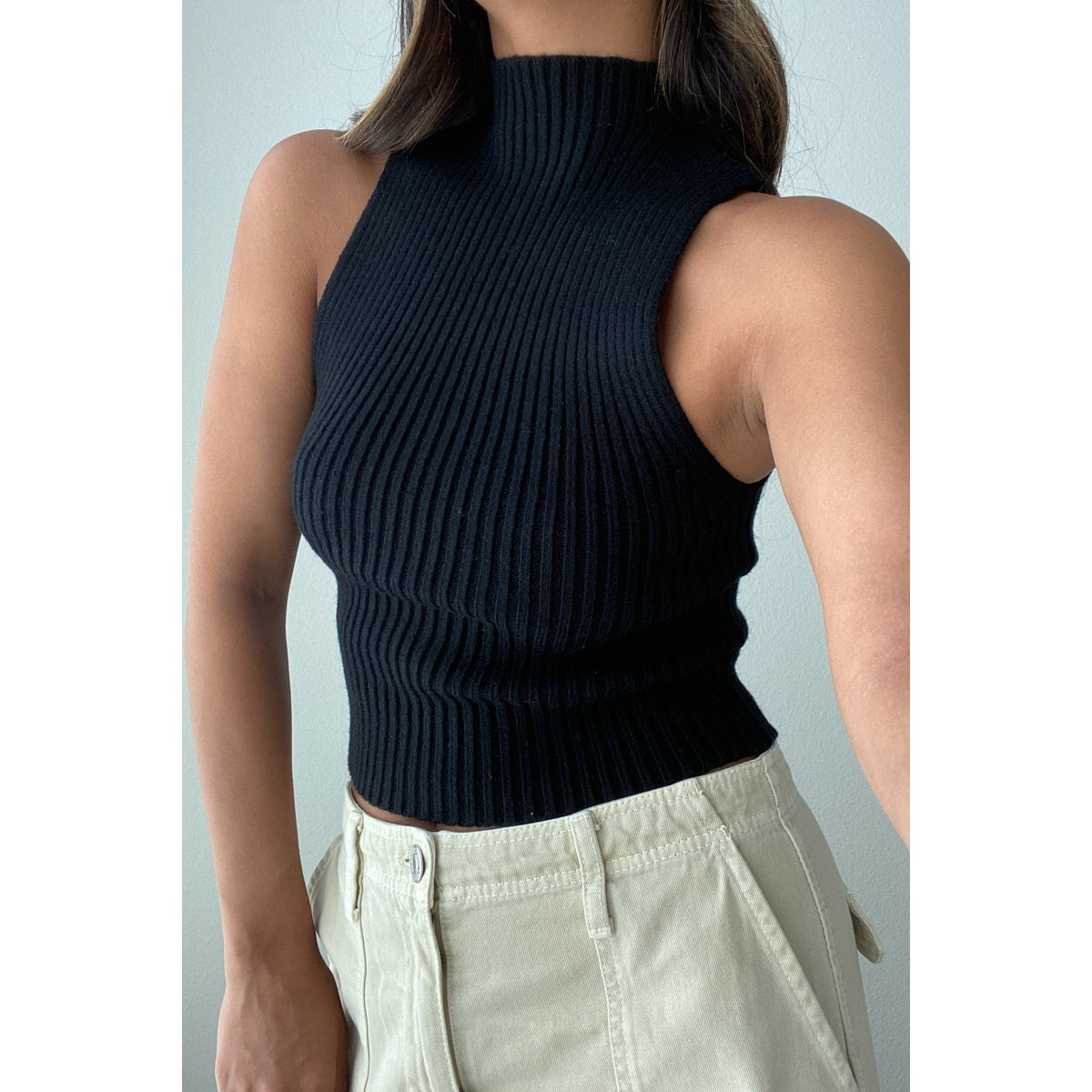 Make It Short Mock Top