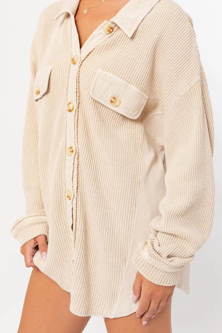 Lazy Days Thermal Shacket