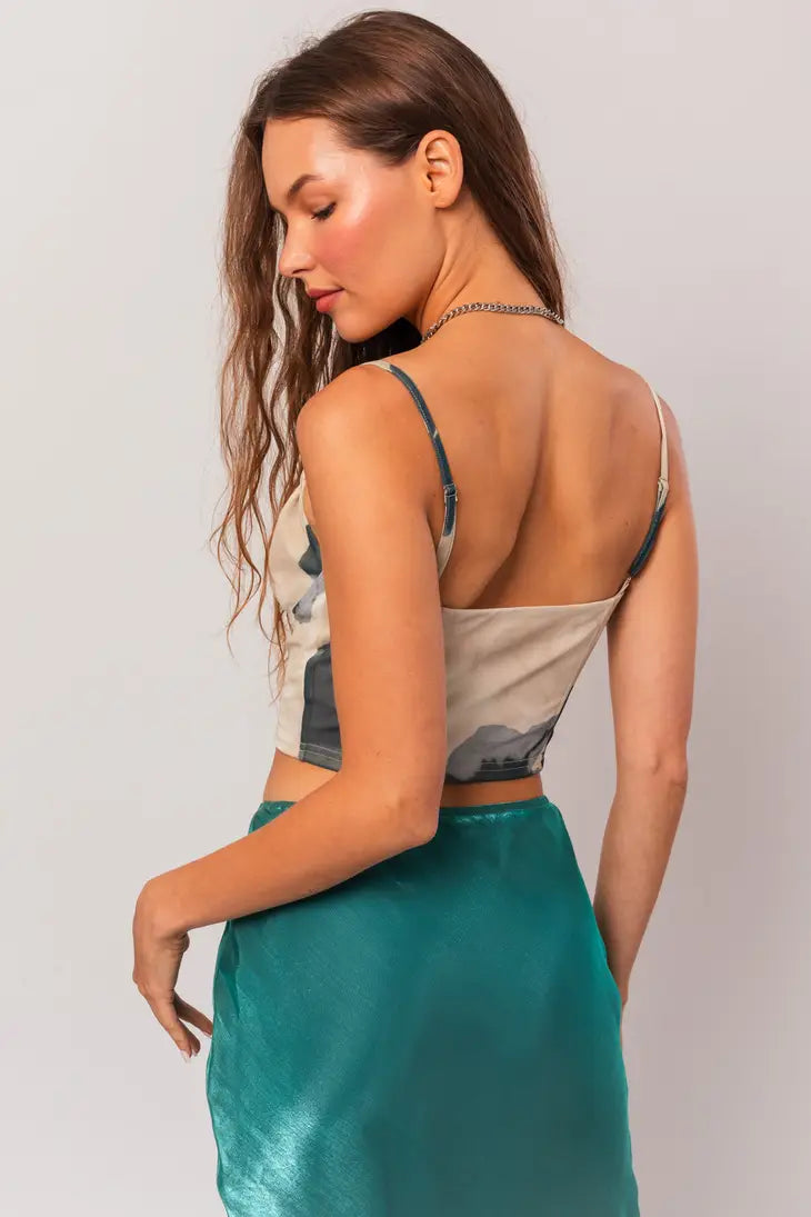 Chloe Mesh Corset Top