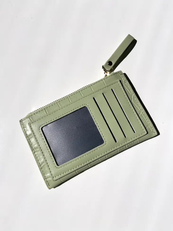 Lucy Card-Holder Wallet Green