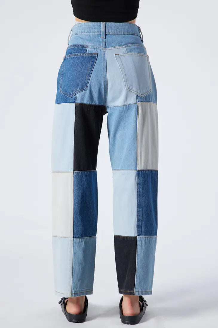 Mollie Colorblock Denim