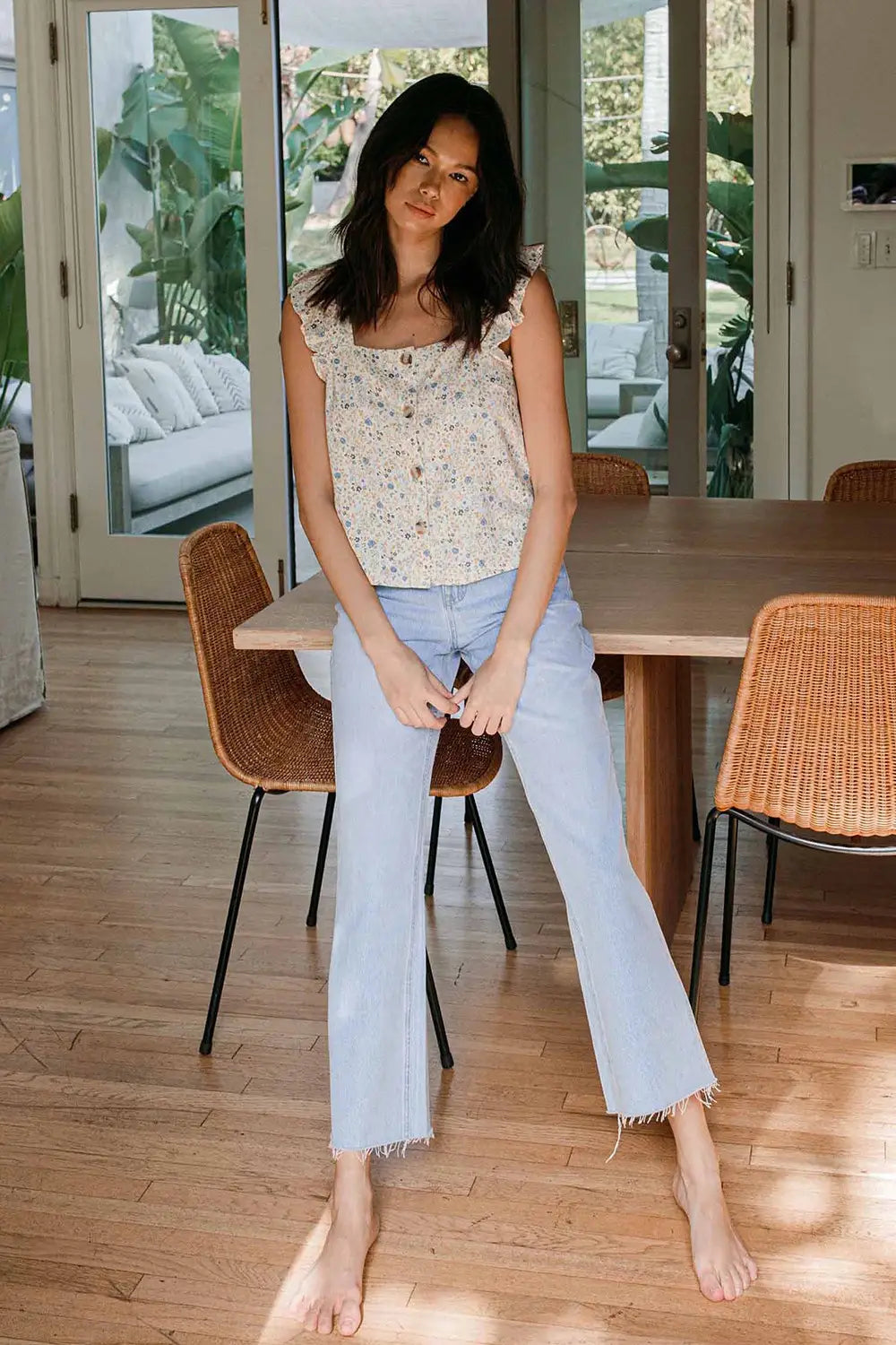 90S Vintage Flare Denim