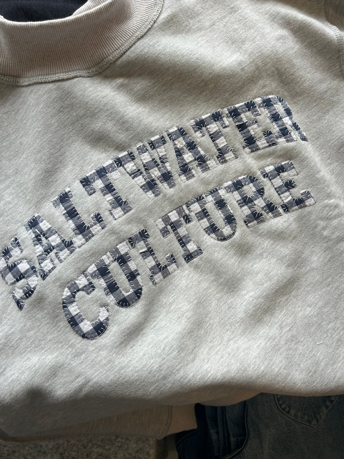 SC Mock Sweatshirt Gingham