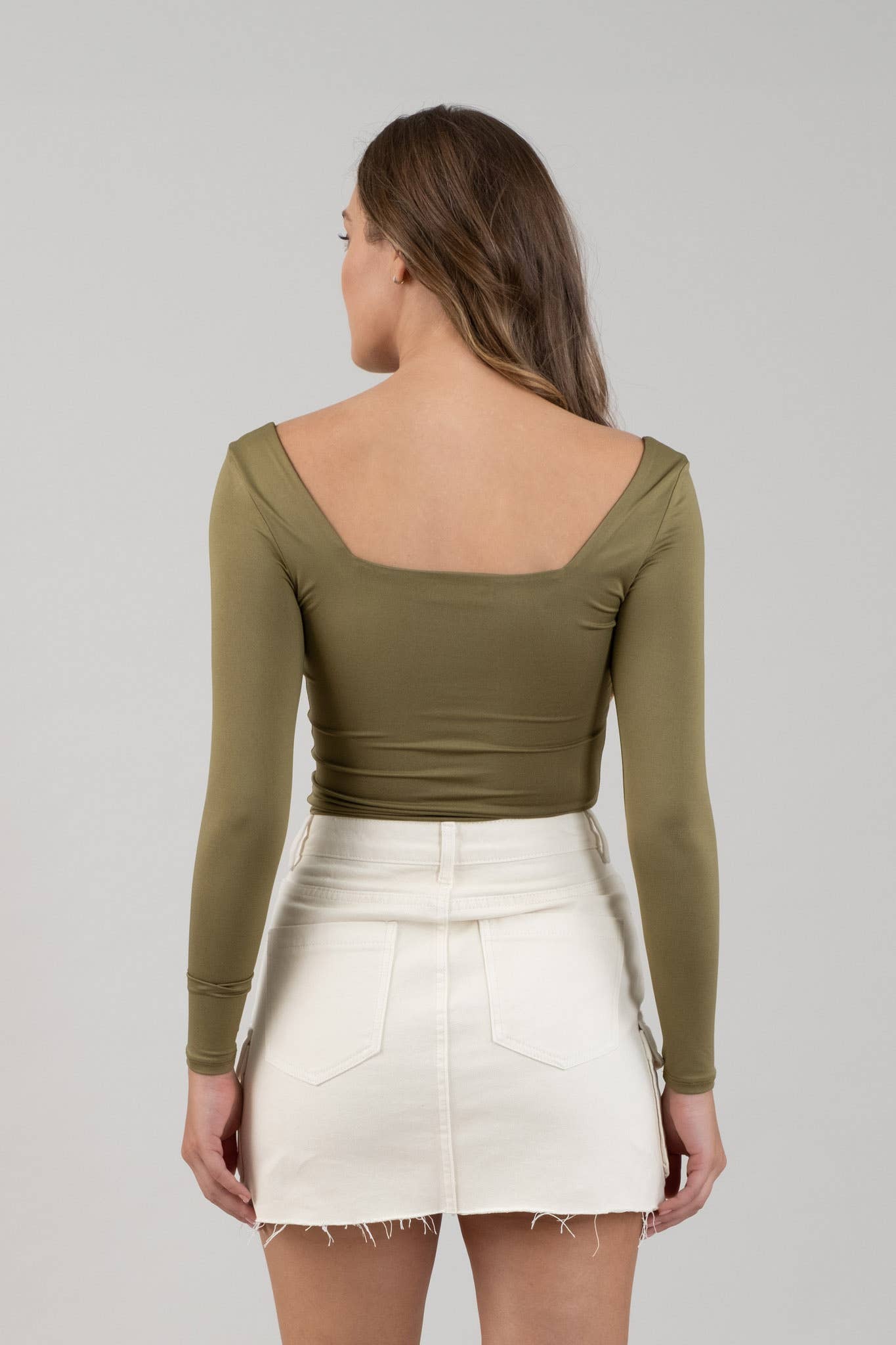 Gemma Top Olive