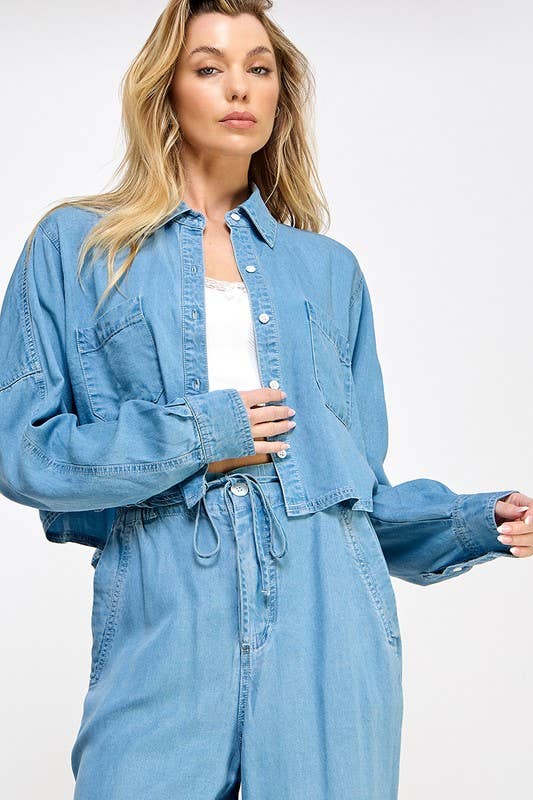 Frankie Denim Top