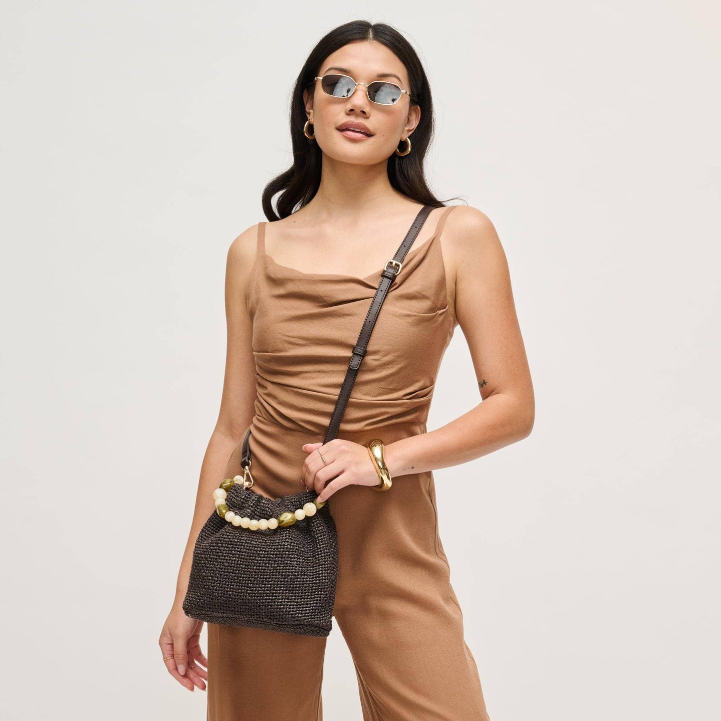 Emery Bucket Bag Chocolate